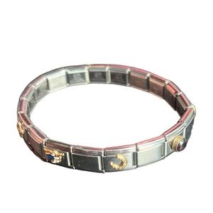 COPY - Italian stainless steel bracelet with charms